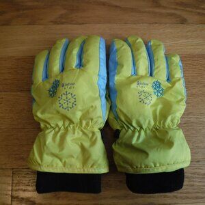 Aixhw Kids Insulated Winter Teal Yellow Black Size Medium